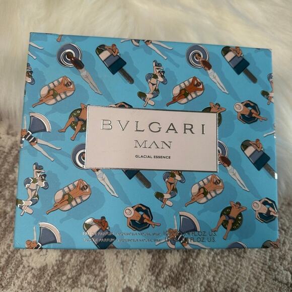 BVLGARI Man Glacial Essence Eau De Parfum 2-Piece Fragrance Set NIB - Picture 3 of 7